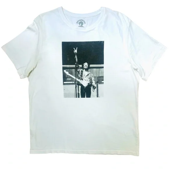 LUCKY BRAND AUTHENTIC JIMI HENDRIX PEACE TEE. UNISEX - Picture 3 of 5